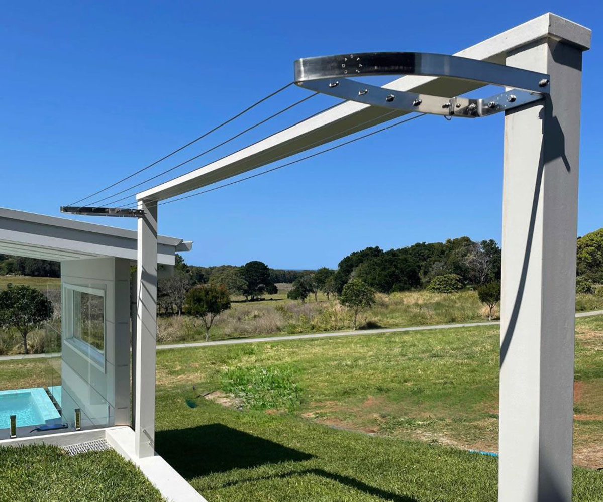 Stainless steel Clothesline for Pools and Outdoor Shower Areas