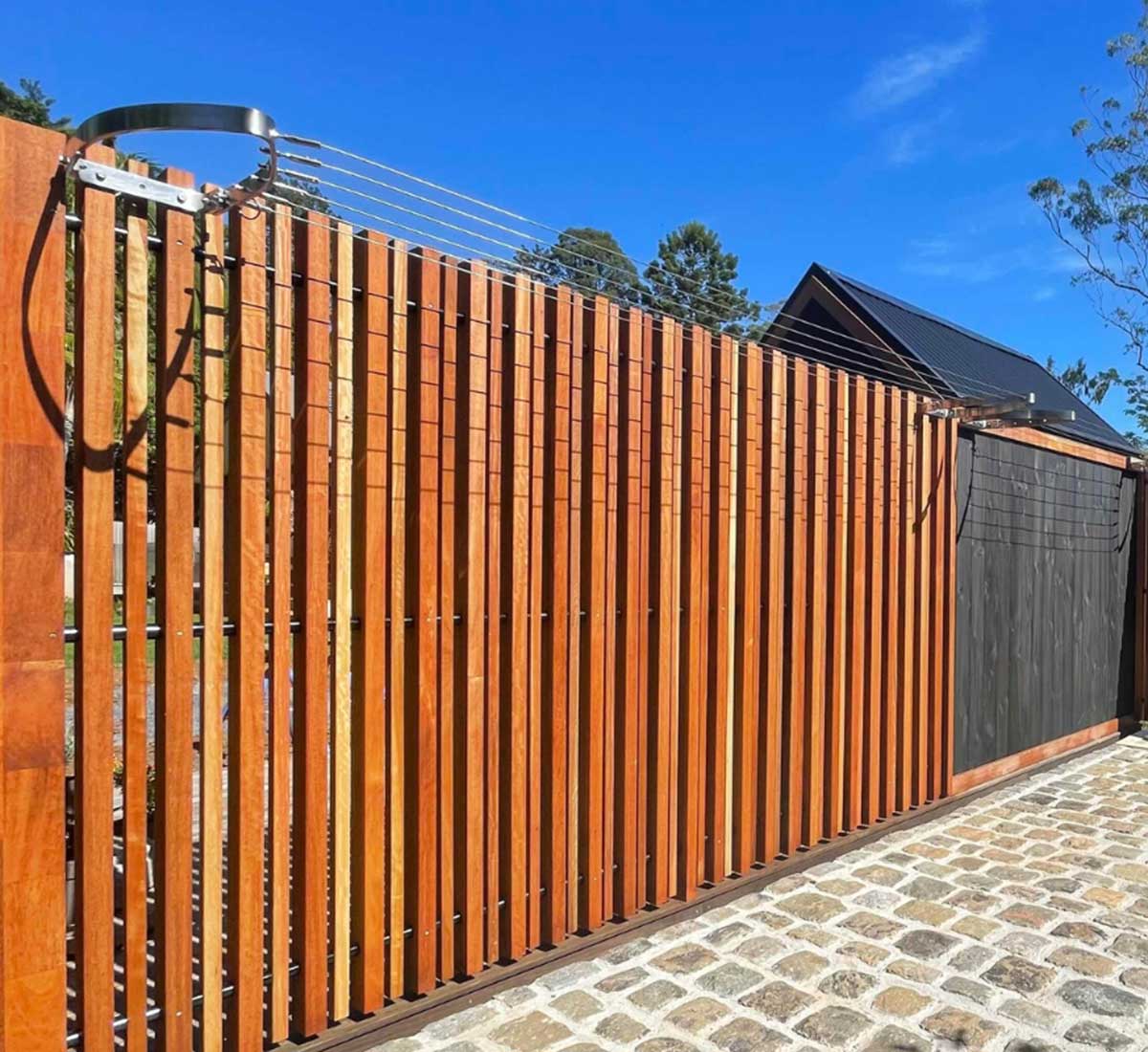 Folding Post and Fence Stainless Steel Clothesline